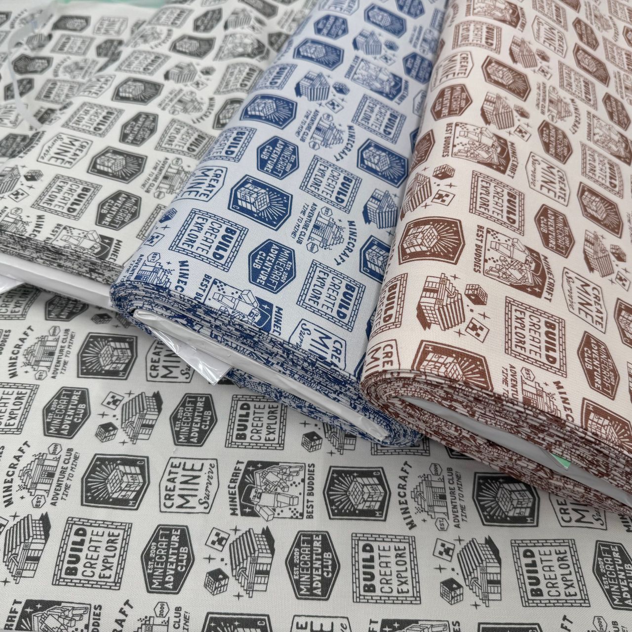 お待ちかね⭐︎マインクラフト柄入荷しました！ | 9F コットン生地
