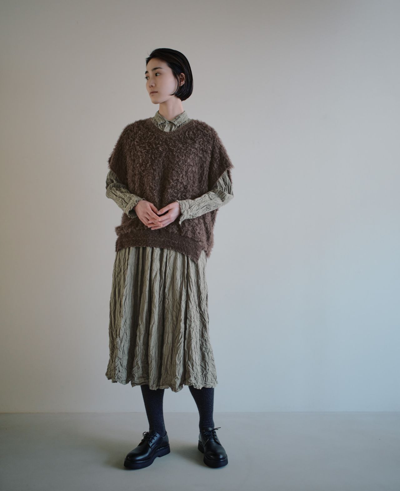 【Saran様おまとめページ】23区バンドカラーシャツ×パドカレカーディガン 楽天市場】セーラーカラーシャギーカーディガン・p623861