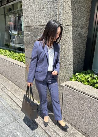 美品✨THESUIT COMPANY COOLMAX パンツスーツ　洗濯可能 84125f5e936734ac91b07fe8282f05