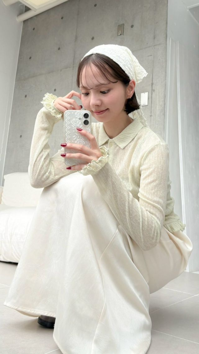 satin flare skirt～ｻﾃﾝﾌﾚｱｽｶｰﾄ | flower／フラワー公式通販