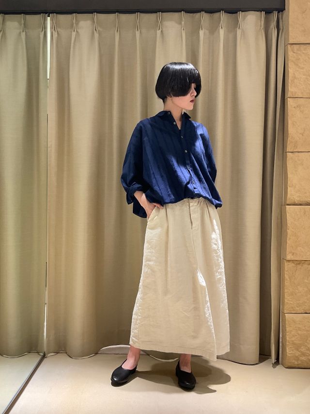 リネンコットンツイル スカート | (パドカレ)公式オンラインストア