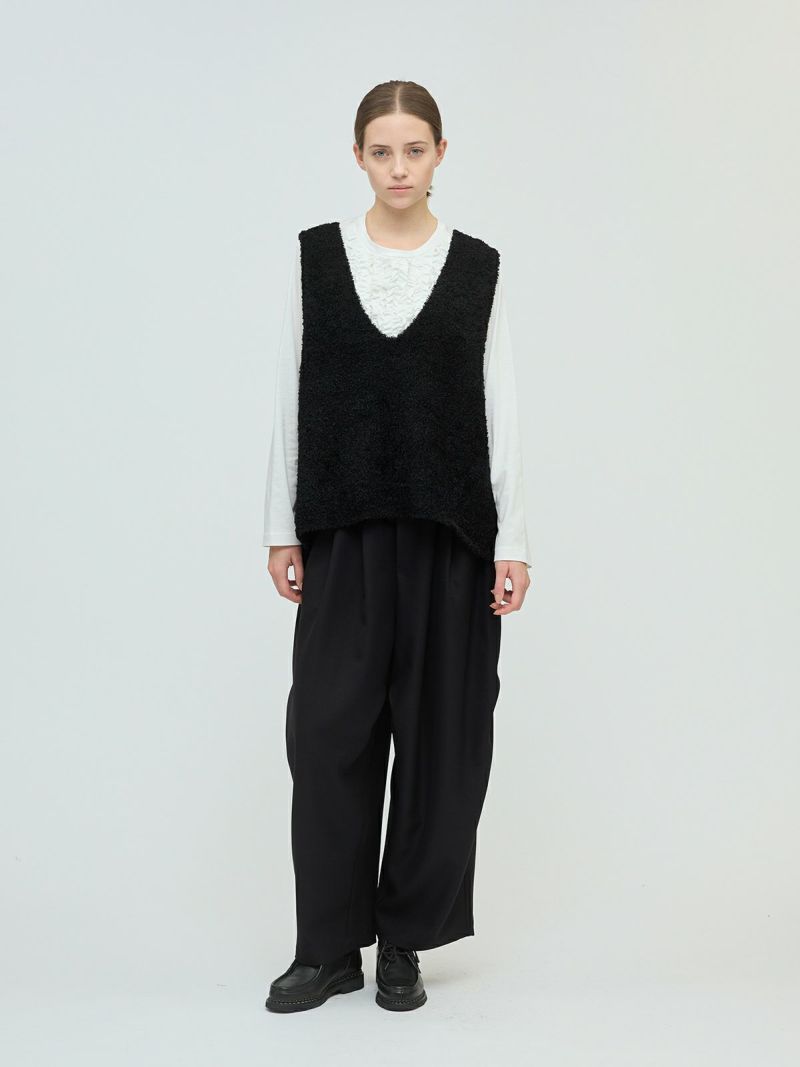 mizuiro ind へアリーVネックベスト｜ MARcourt ONLINE STORE