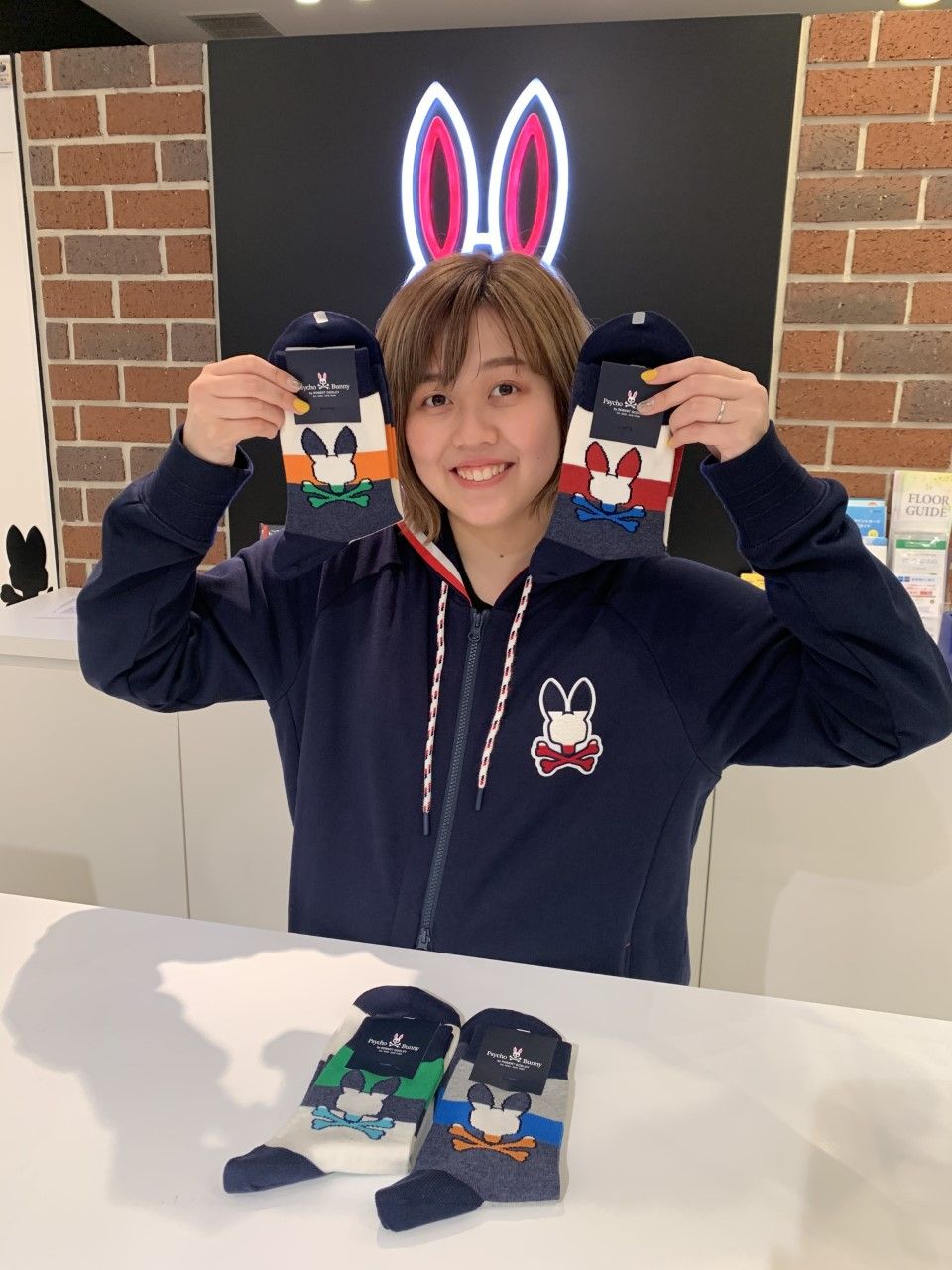 お洒落は足元から 新作ソックス サイコバニーなんばパークス店 なんばパークス店 Psycho Bunny サイコバニーショップブログ