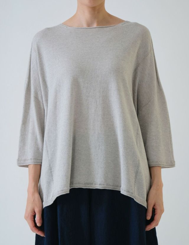 pas de calais コットンリネン ギャザーブラウス シャツ チュニック スナップ詳細 | パドカレ・サージュデクレ公式オンラインストア