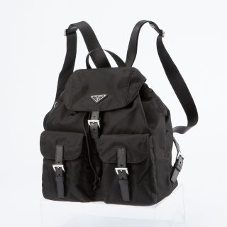 PRADA リュック wポケット Prada マルチポケット バックパック 通販 - FARFETCH