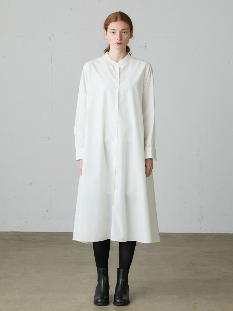 MidiUmi Aラインバンドカラーシャツワンピース｜ MARcourt ONLINE