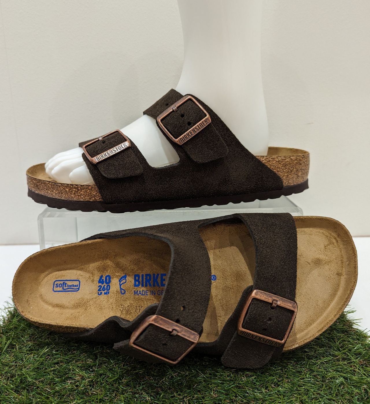 【美品】ビルケンシュトック ARIZONA EXQUISITE サンダル41 BIRKENSTOCK (ビルケンシュトック) ARIZONA EXQUISITE MINERAL
