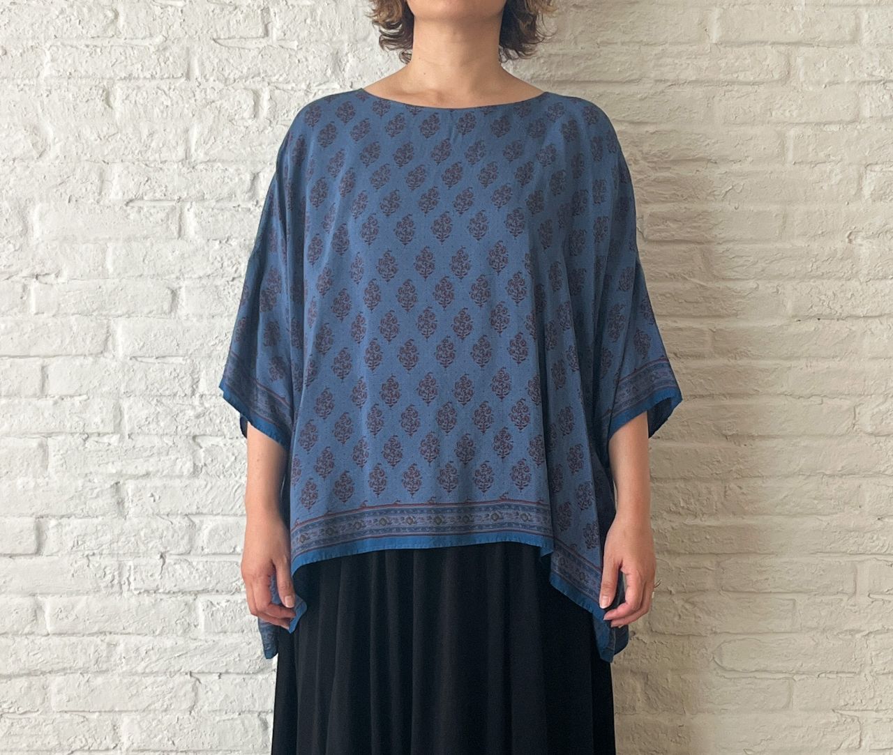 ＋10%POINT】インドレーヨンmodern sarasa patchworkプリント