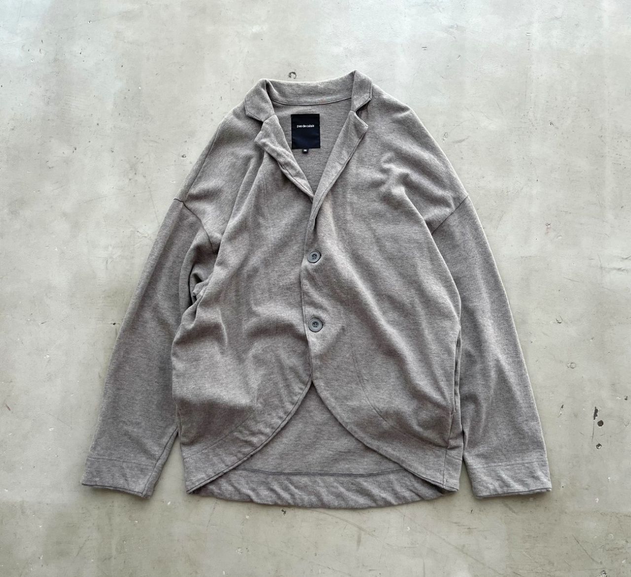 pas de calais パドカレ ボーダー＆ドットプリント プルオーバー