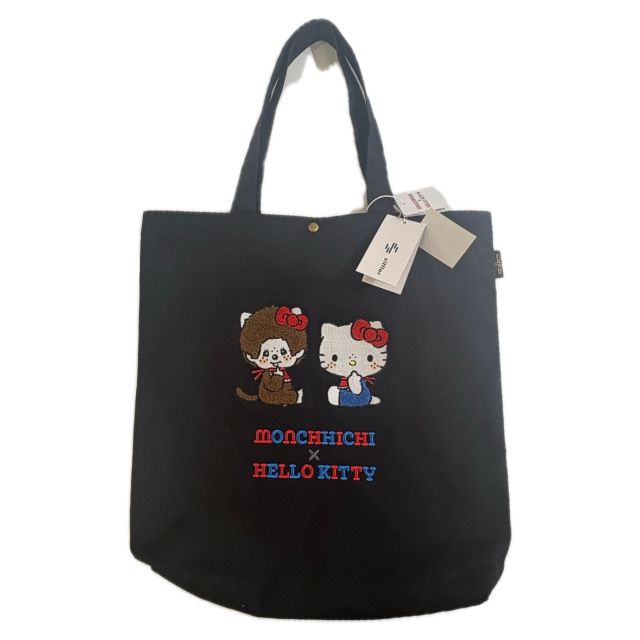ハローキティ ハンドバッグ ハローキティ ハンドバッグ ショルダーバッグ 黒 - メルカリ