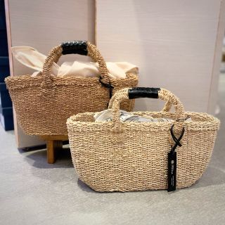 ナチュラル　かごバッグ バスケット かごバッグ カゴバッグ ハンドルバスケット かご