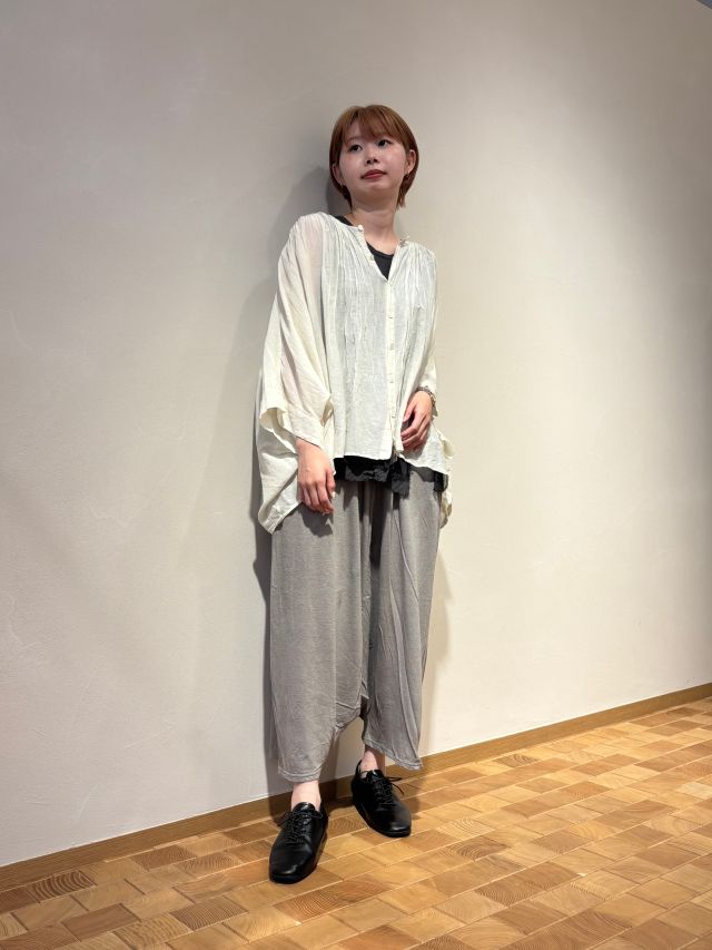 綿麻天竺 サルエルパンツ | (パドカレ)公式オンラインストア