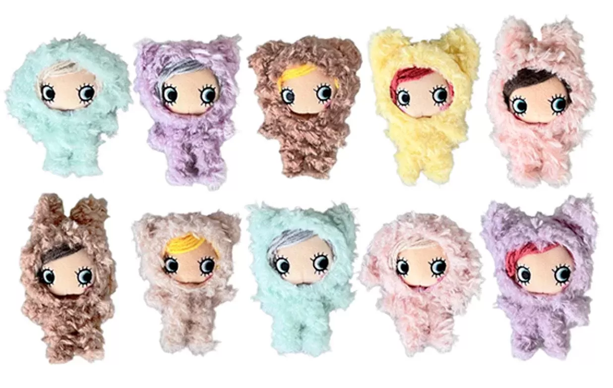 新品★ILEMER ハッピードール　アニマルズ　かいじゅう　ハピアニ　イルメール 手のひらサイズのチャーム｜ハッピードール・アニマルズ