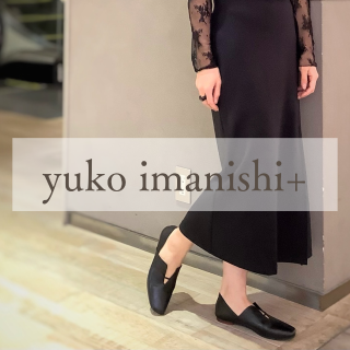 yuko imanishi+ フロントゴムスクエアトゥシューズ AZU|銀座