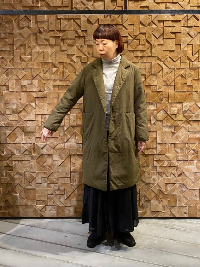 パドカレ＊コットンナイロンツイル ライナー付ジャケット  カーキ 36(M) パドカレ＊コットンナイロンツイル ライナー付ジャケット カーキ