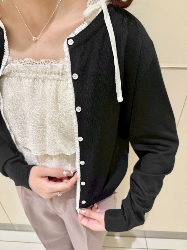 ︎ ‪‪❤︎‬ページ swing by ハート刺繍ニット/Green Parks（グリーン パークス）の