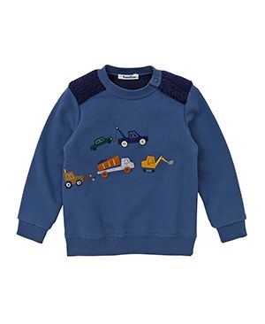 【新品】familiar トレーナー(長袖) ダークブルー 120サイズ 0356e52e3703373acf7e67a3ffed05