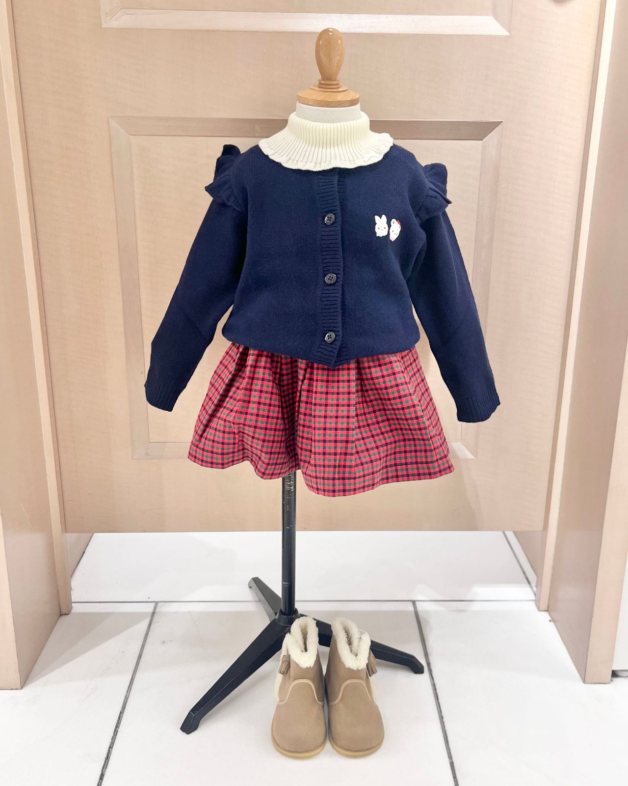 familiarワンピース カーディガンセット 100cm 【公式通販】