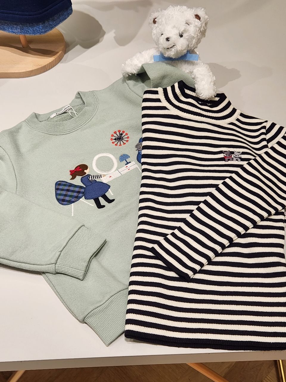familiar 車刺繍 トレーナー ネイビー アップリケ刺繍トレーナー (C6461M-67) | | 紳士服・スーツ販売