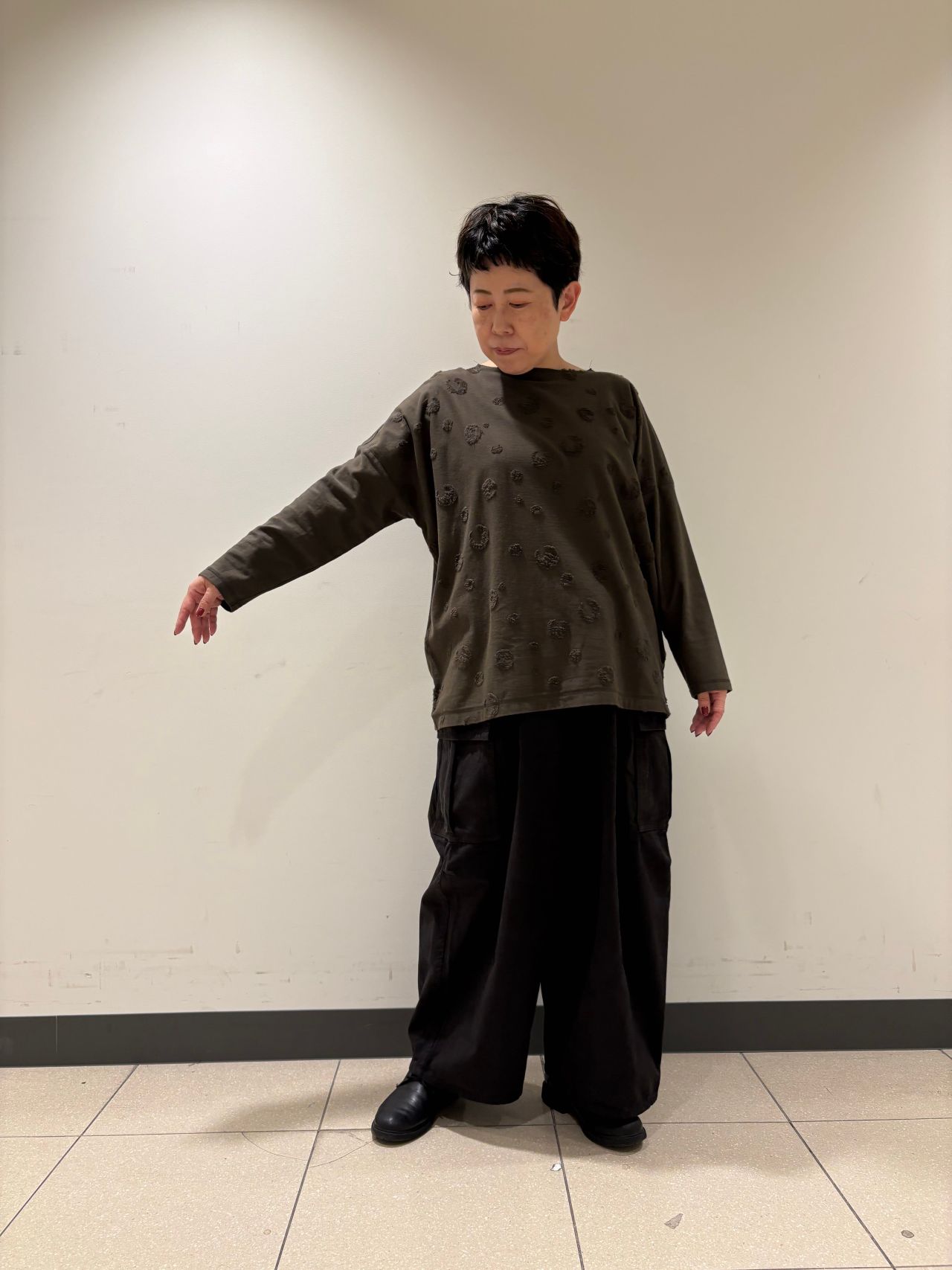 パドカレ　トップス&パンツ NEW】サークルドットプルオーバー | 京都髙島屋店 | pas de