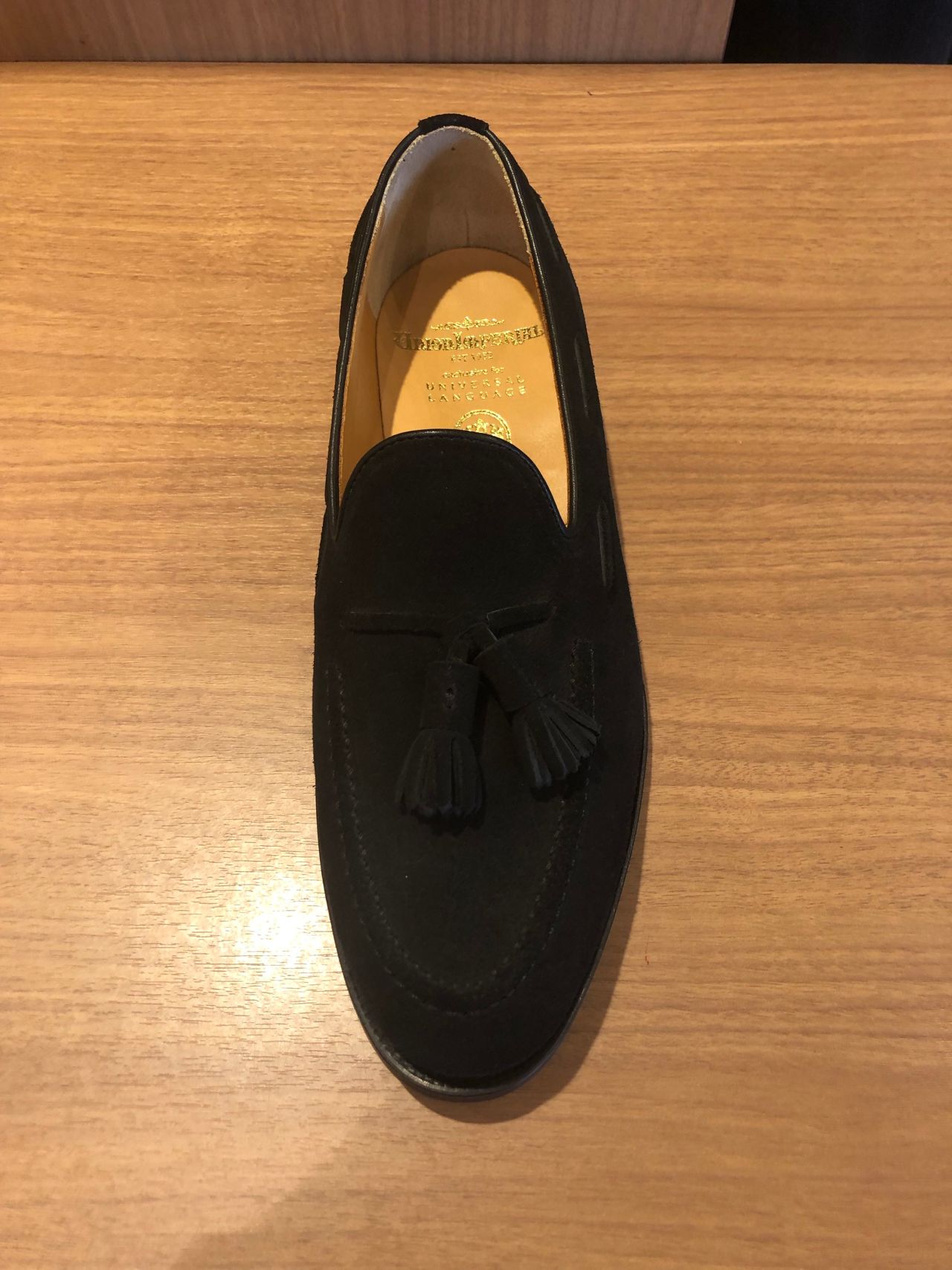 BERWICK × UNIVERSAL LANGUAGE 別注タッセルローファー