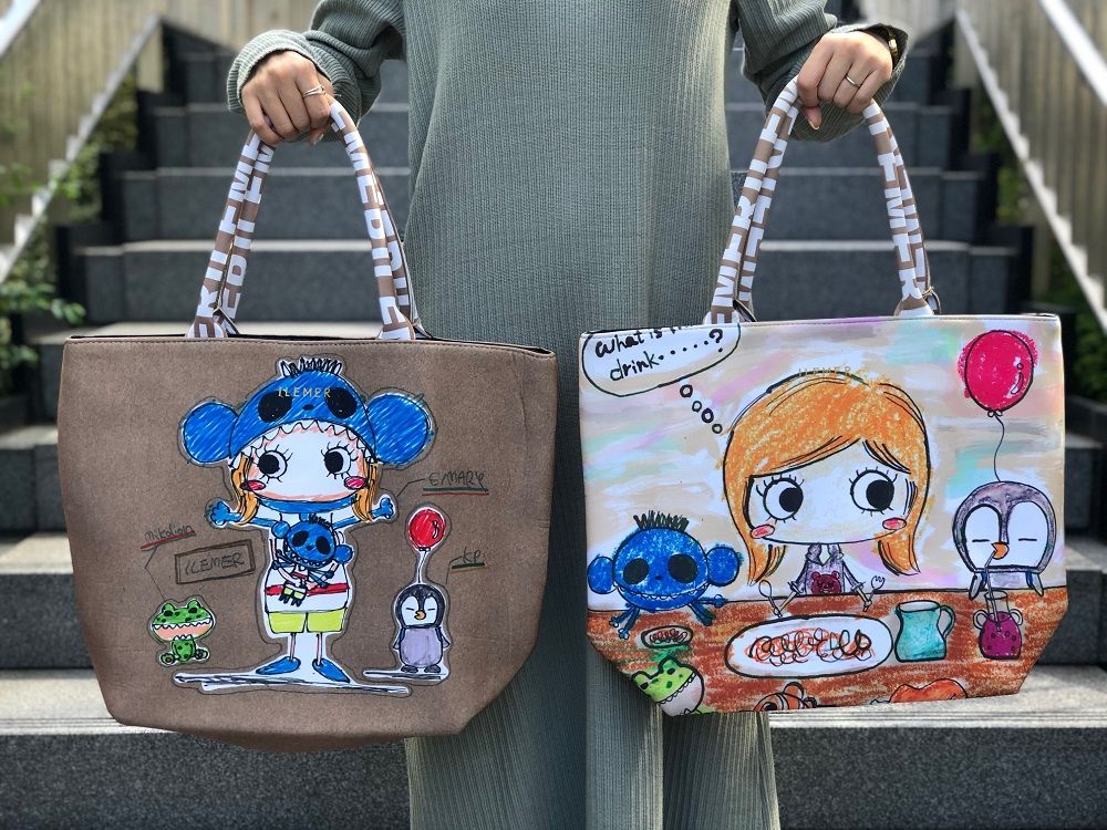 ILEMER イアンヌ トートバッグ キャラクタープリント(おまけ付き) IANNEにイルメールがやってくる♪ | IANNE(イアンヌ) | IANNE TOKYO