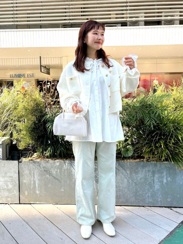 ハロッズ リボンブローチ付き ジャケット ハロッズ リボンブローチ付き ジャケット Harrodsハロッズ ノーカラー