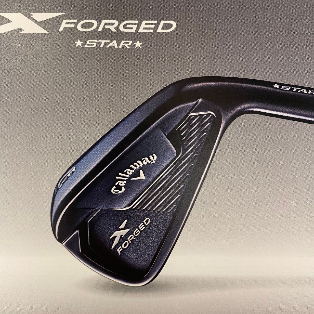 新品 X FORGED STARアイアン 限定クリスタルブラックバージョン