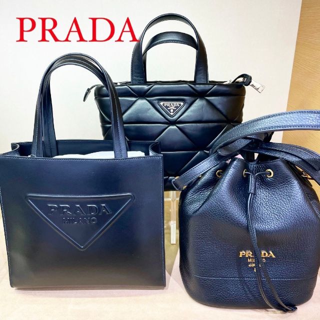プラダ PRADA VITELLO DAINOショルダー/NERO 1BE018-2BBE-NOM