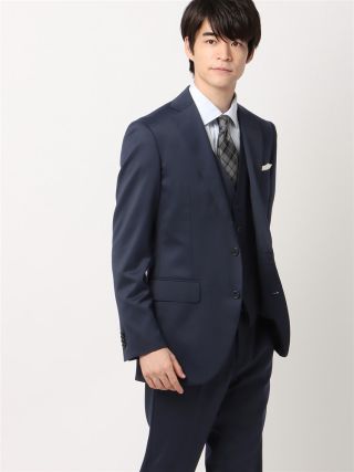 柏 スーツ】結婚式にもおすすめスリーピーススーツ｜SUIT SQUARE
