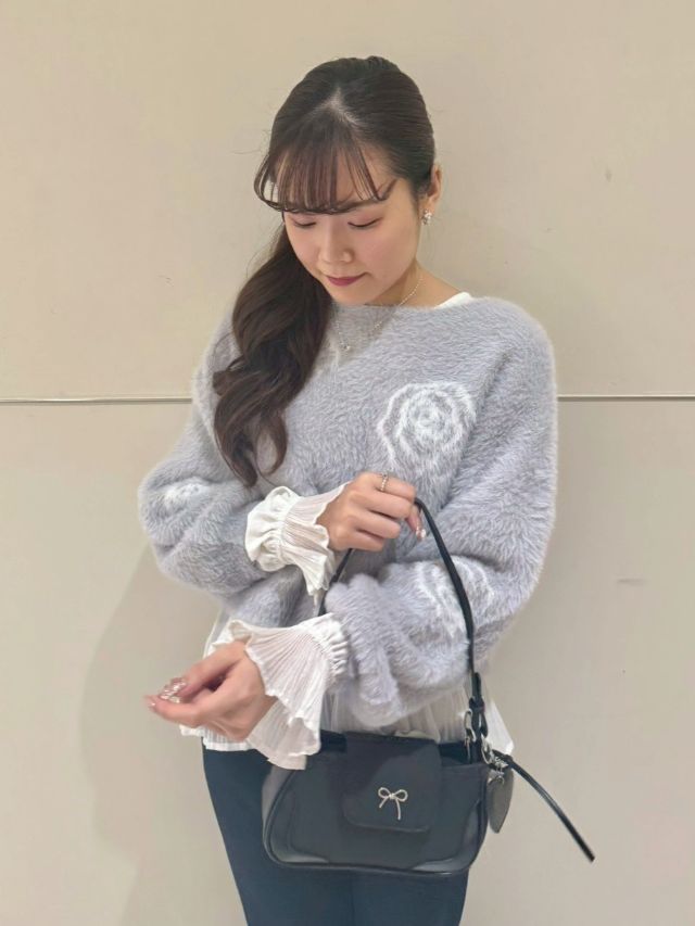 twinkle heart chain necklace～ﾄｩｲﾝｸﾙﾊｰﾄﾁｪｰﾝﾈｯｸﾚｽ | flower