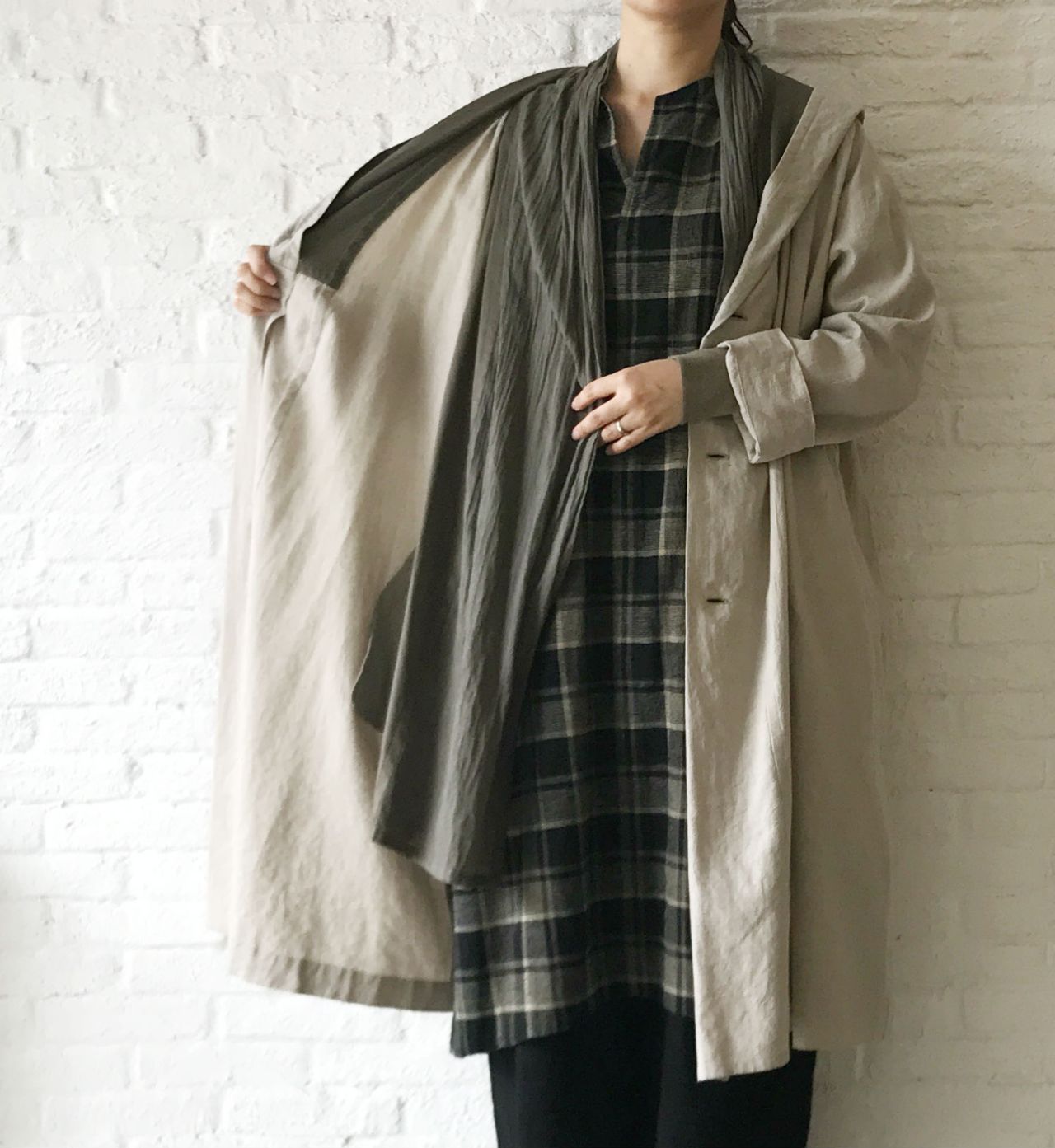 パドカレ】アイリッシュリネンコート