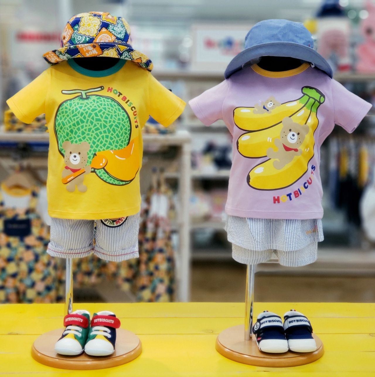 ホットビスケッツから産地直送！フルーツ半袖Tシャツ｜ミキハウス