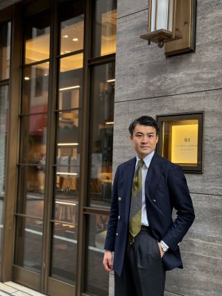 23SS UNIVERSAL LANGUAGE レーヨンブレンド織柄ジャケット 23SS UNIVERSAL LANGUAGE レーヨンブレンド織柄ジャケット
