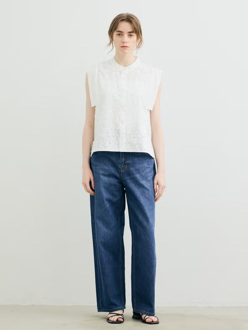 MARMARMAR スタンドカラーレースシャツ｜ MARcourt ONLINE STORE