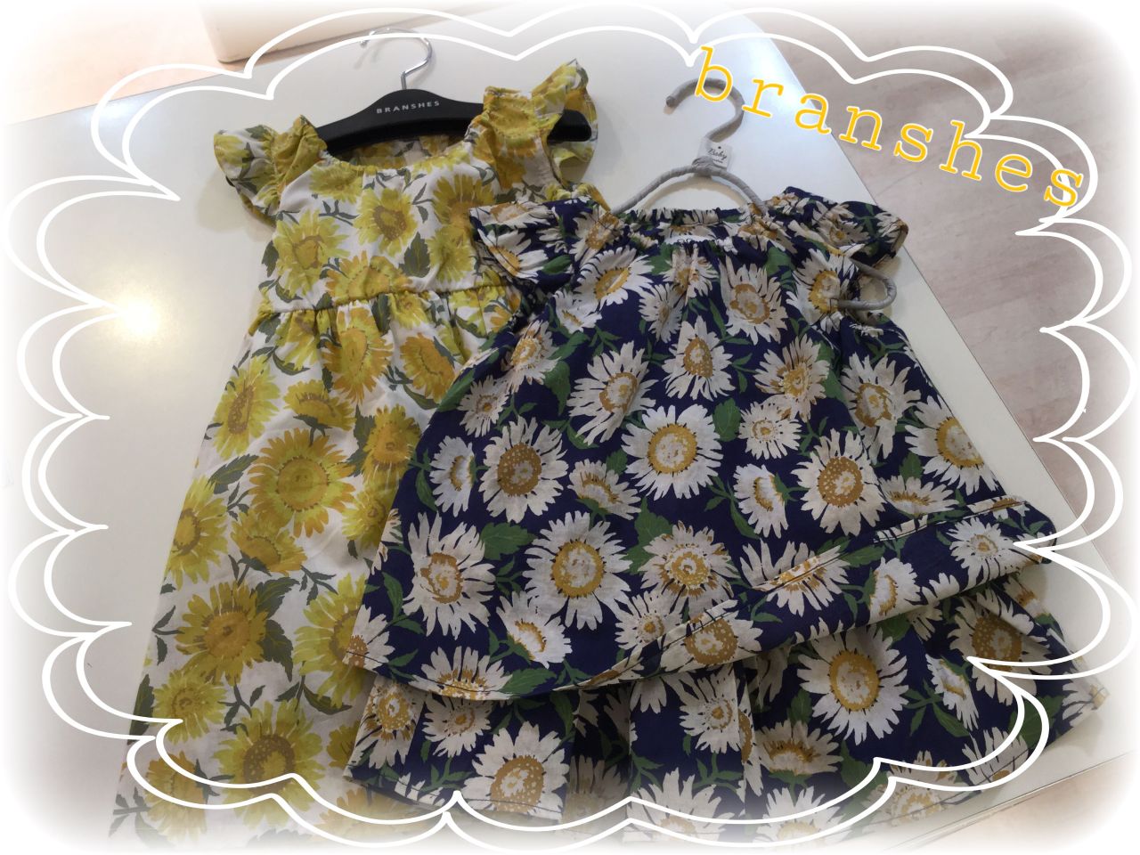 新作 ひまわり柄ワンピース Branshes名鉄百貨店一宮店 子供服のブランシェス Branshes 公式ショップブログ