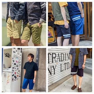 MOMOTARO インディゴ ショートパンツ 23SS Jacquard & Dobby Indigo Shorts / ジャガード&ドビー