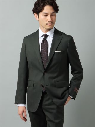 VITALE BARBERIS CANONICO ビジネススーツ ブラウン Vitale Barberis Canonico ツイル シングル3ボタン スーツ MC―MODEL