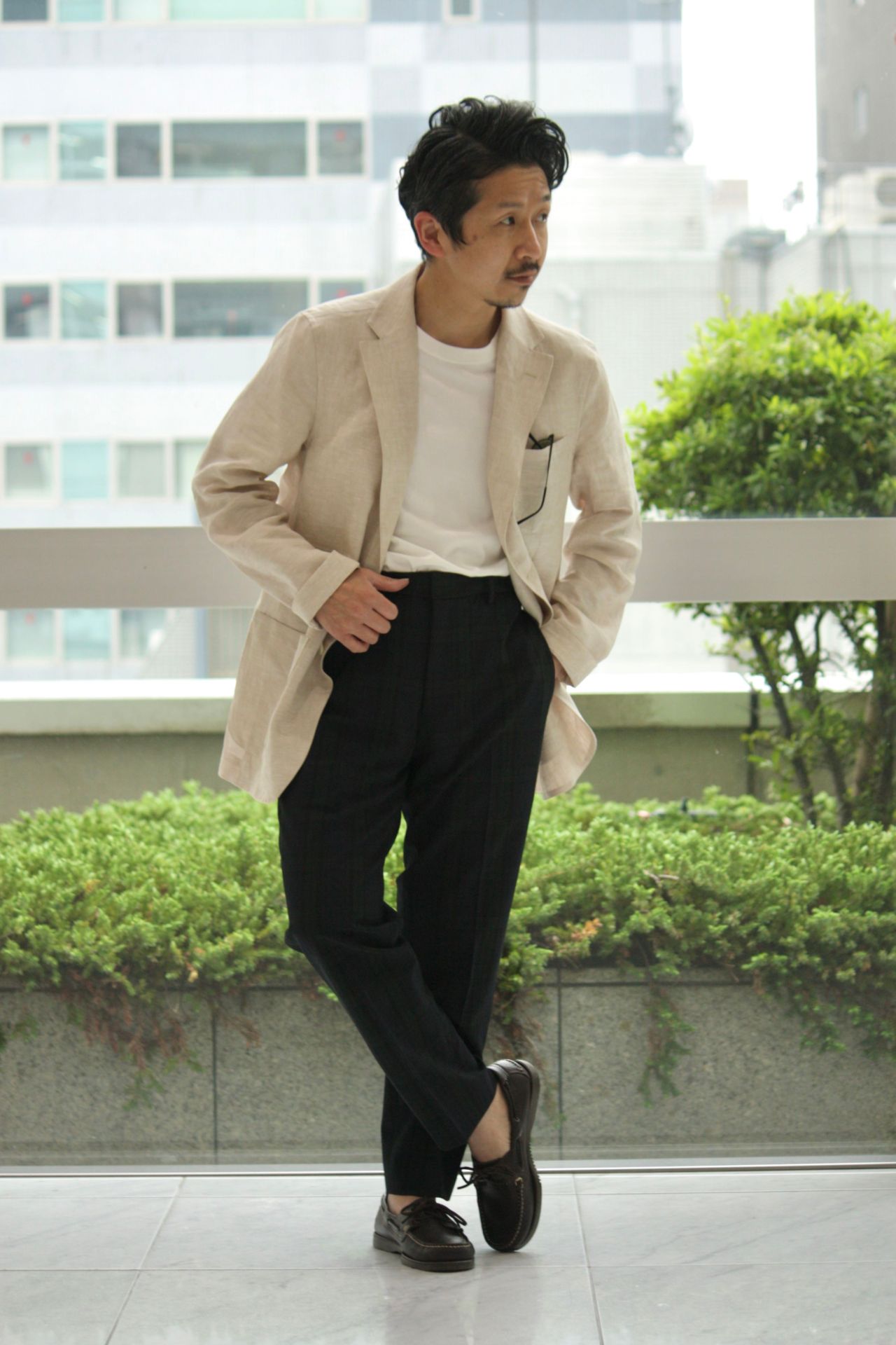 夏のオシャレはリネンpart 1 リネンシャツジャケット Men S 渋谷マークシティ店 メーカーズシャツ鎌倉 公式ショップブログ Maker S Shirt Kamakura