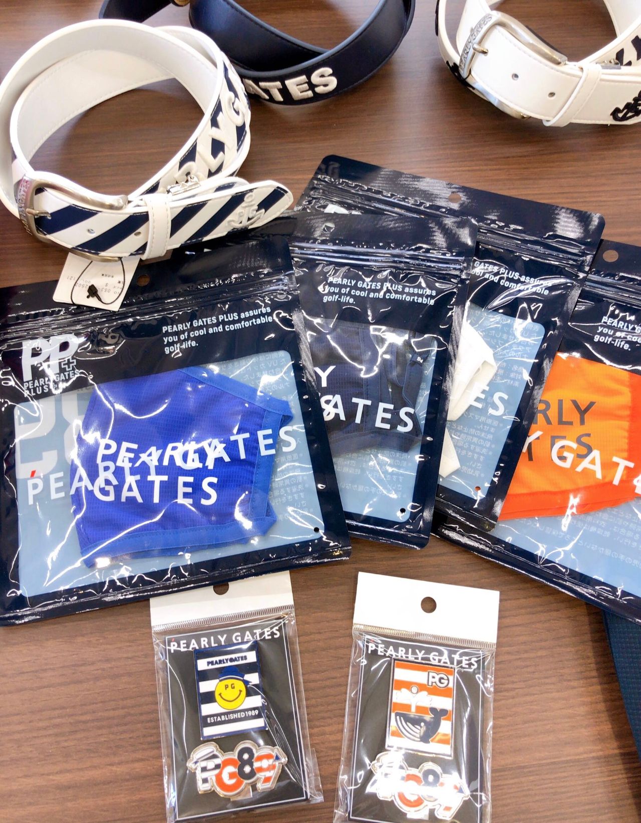 PEARLY GATES 5 L相当 ボーダー柄マレット型用パターカバー (UNISEX) | PEARLY GATES