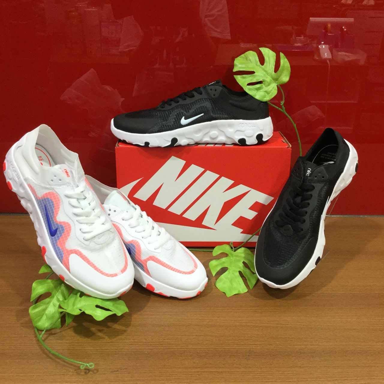 nike renew lucent on feet