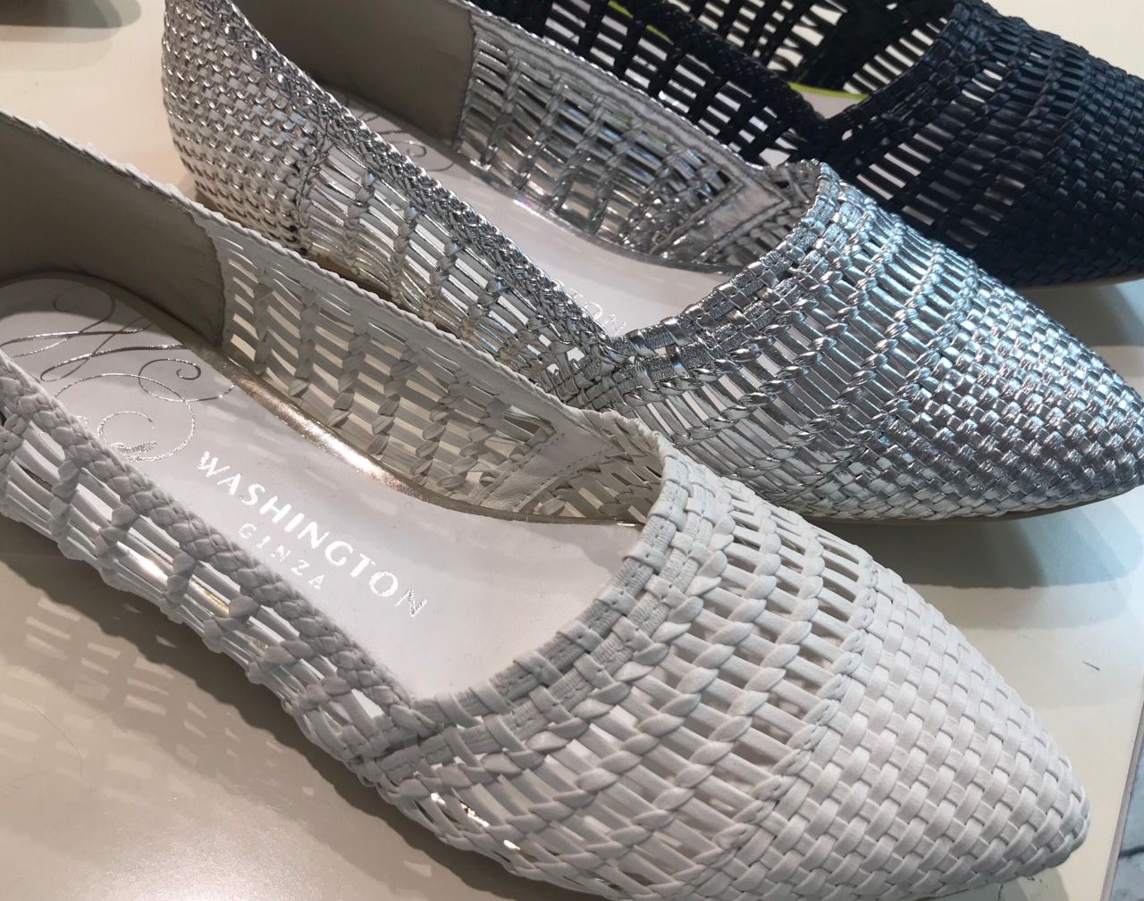 セール品よりメッシュパンプス | GINZA WASHINGTON 阪急三番街店