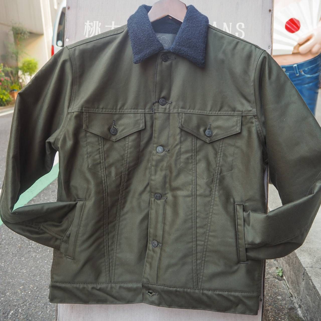 桃太郎ジーンズ　カバーオール　金ボタン　サイズ36 桃太郎ジーンズ カバーオール