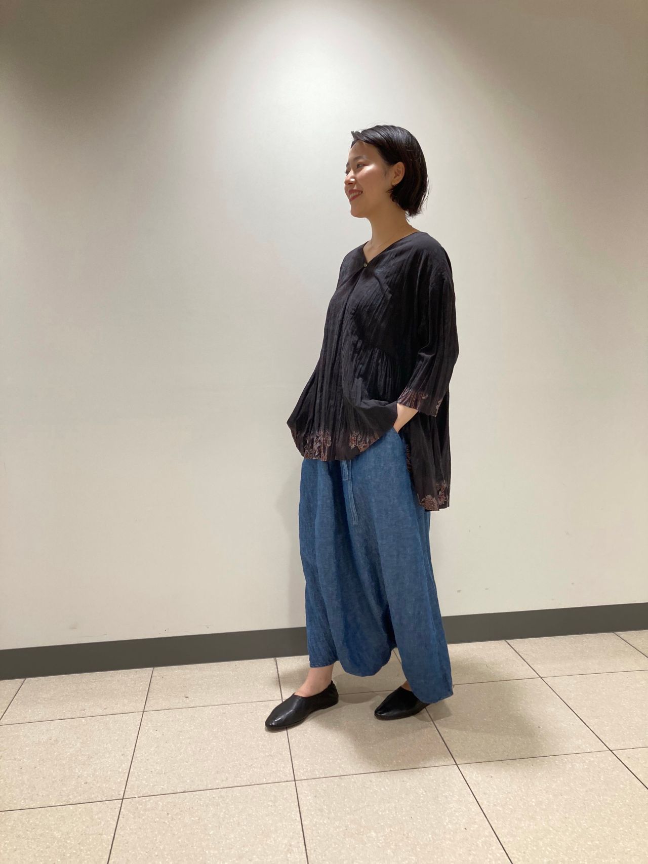 新作】手染めインディゴパンツ | 京都髙島屋店 | pas de calais