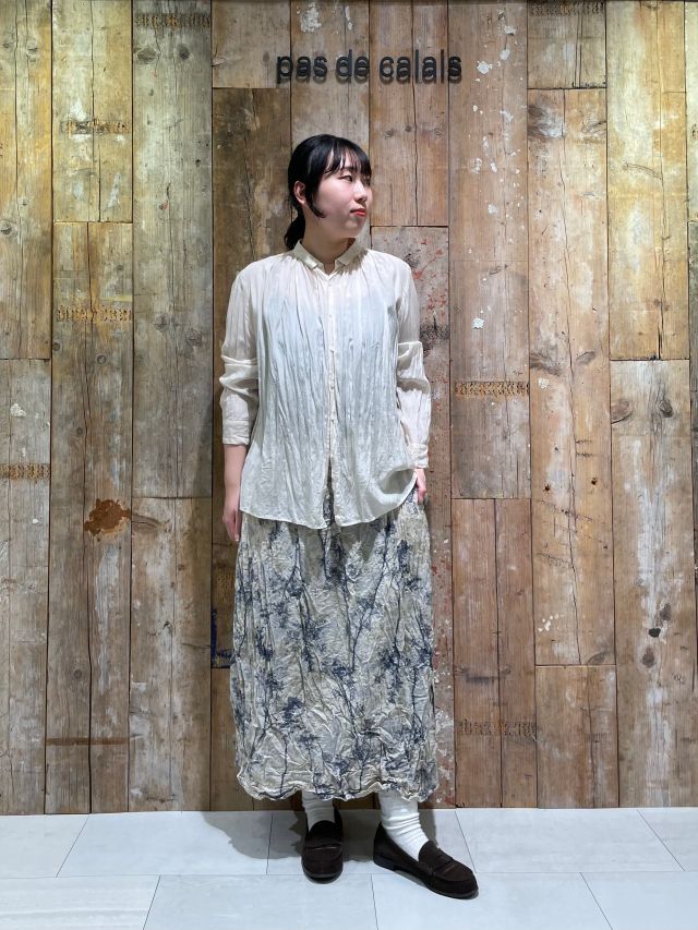 期間限定 数量限定 ボタニカルダイ ブラウス (パドカレ)公式オンラインストア | トップス