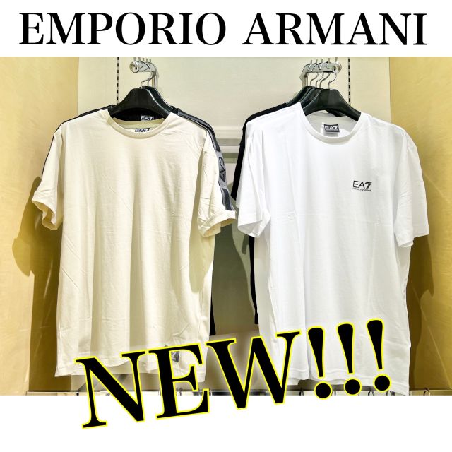 EA7 Tシャツ バックプリント 縦ロゴ 7M000567-AF10375-MC004 EA7 Tシャツ Logo Series バックプリント 縦ロゴ ブラック