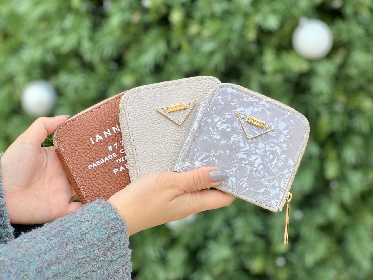 IANNE 10周年記念 二つ折り財布 エッフェル塔から花束を イアンヌ 美品 54bb0435559d7220f3dff3f72fbc71