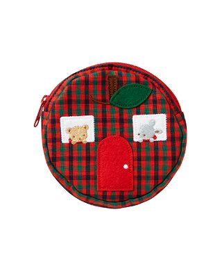ファミリア ポシェット いちご ストロベリー ファミリアチェック 赤 完売品 ♡ ファミリア ポシェット いちご ストロベリー ファミリアチェック