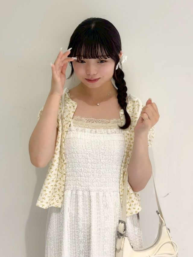 twinkle heart chain necklace～ﾄｩｲﾝｸﾙﾊｰﾄﾁｪｰﾝﾈｯｸﾚｽ | flower
