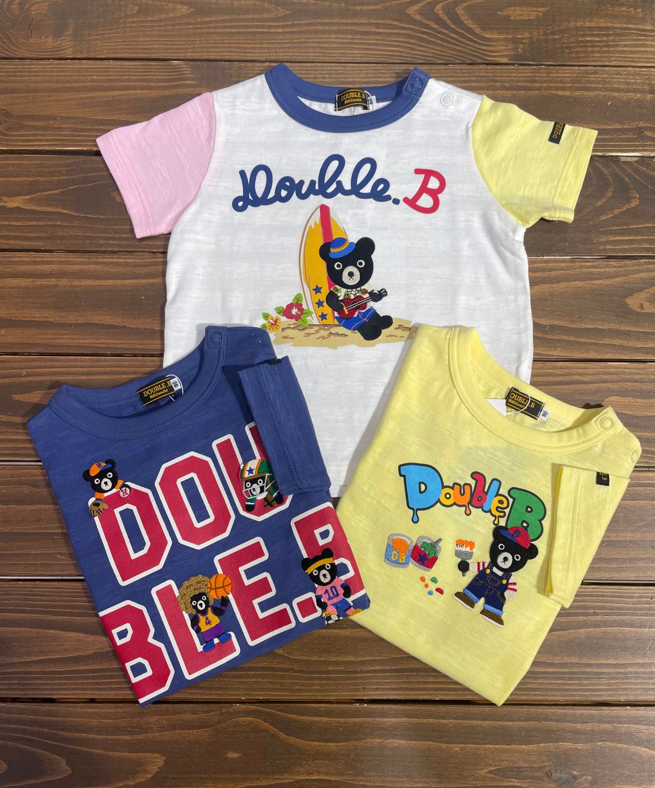 ダブルB⭐︎ 真夏にぴったりな涼しいTシャツ｜ミキハウスミキハウス 